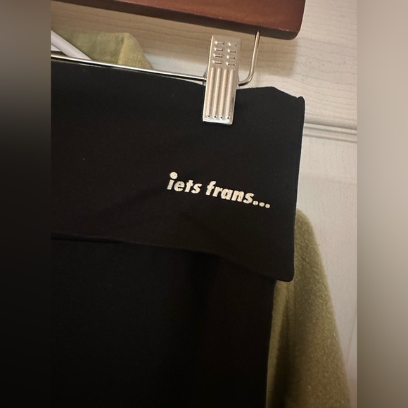 iets Frans flared yoga pants with gold over waistband good used condition 💖 - Picture 2 of 7